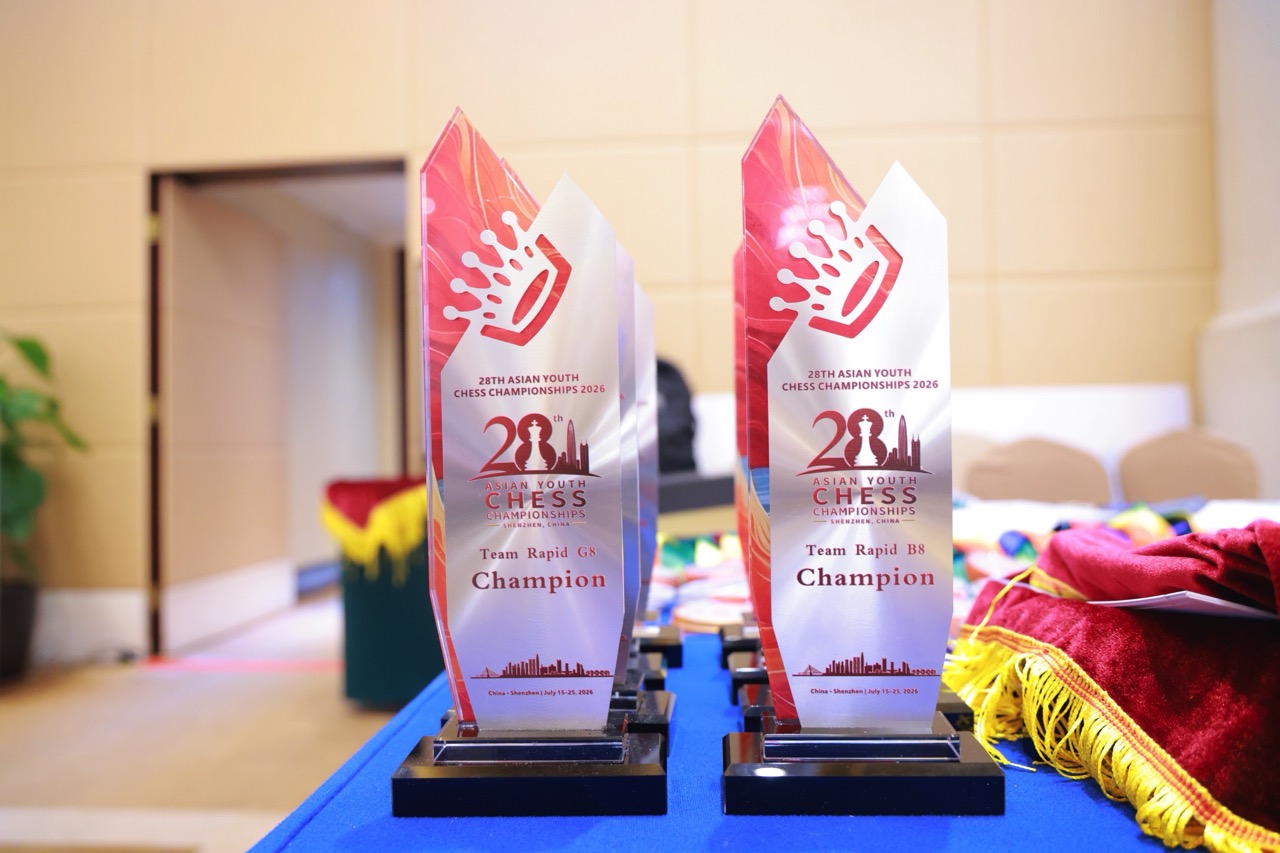 Rapid Team Medals Awarded at the 28th Asian Youth Chess Championships 2026