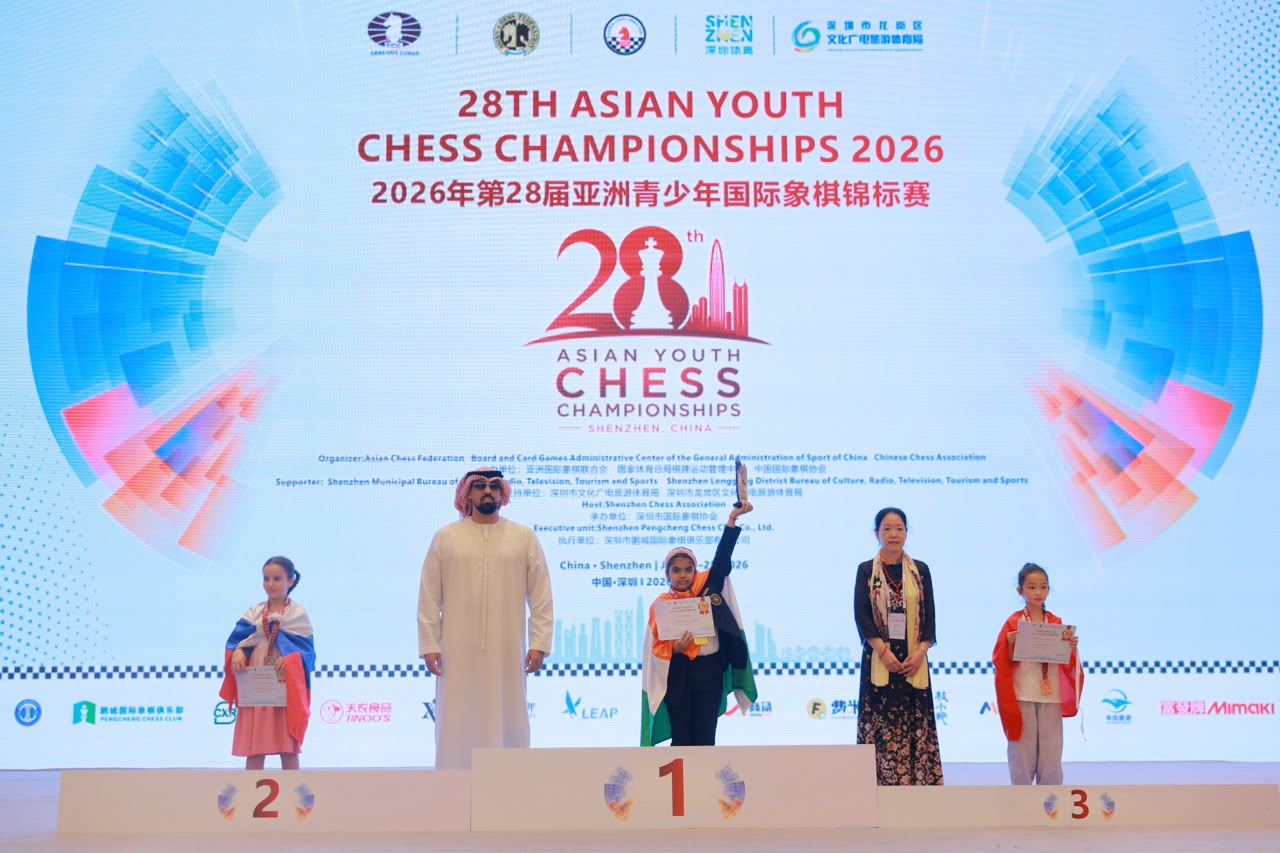 Final Results of the 28th Asian Youth Chess Championships 2026 in Shenzhen